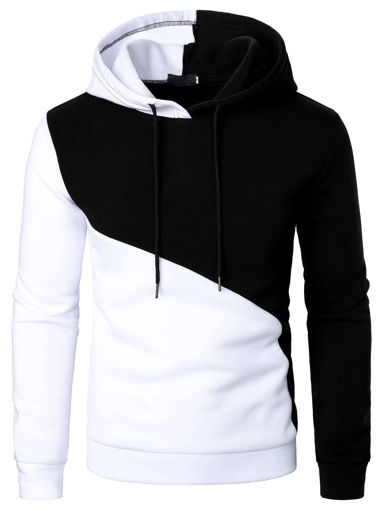 Manfinity Homme Men's Color-block Drawstring Hoodie