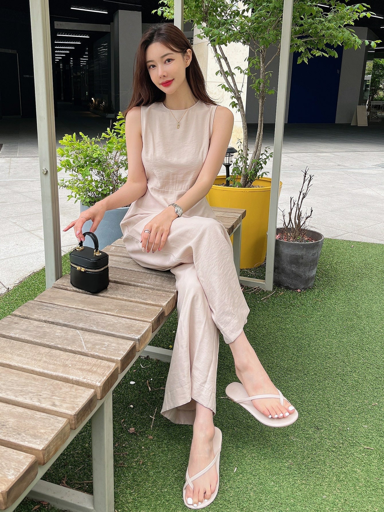 DAZY Solid Wide Leg Jumpsuit