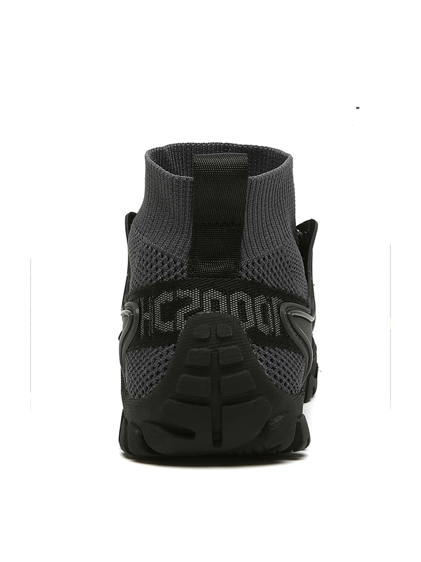 Men's High-top Hiking Shoes With Front Drawstring Closure, Sports Shoes