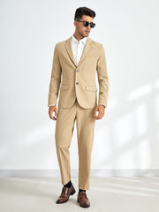 Manfinity Mode Men Single Breasted Blazer & Pants Suit