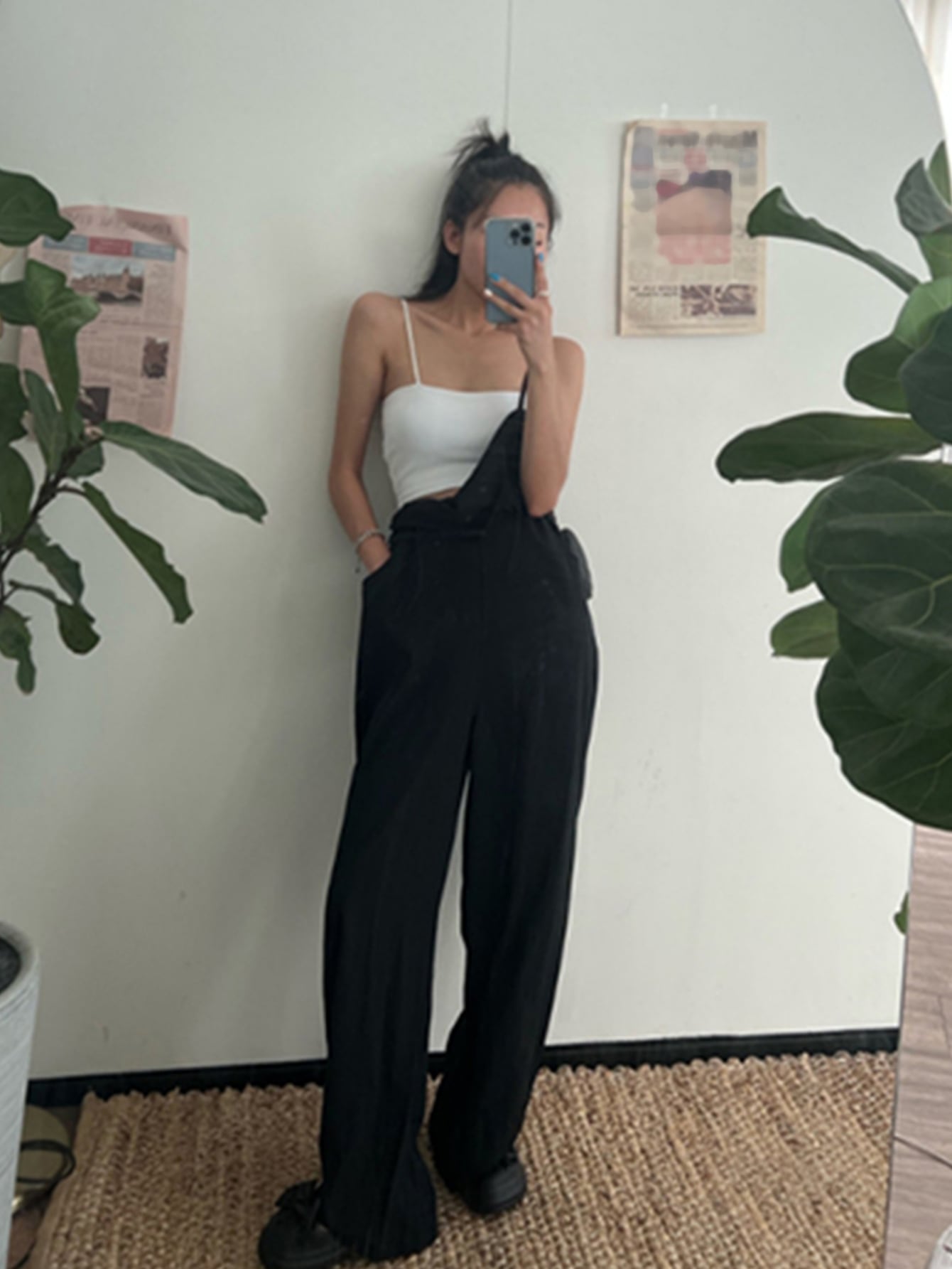 DAZY 1pc Solid Cami Jumpsuit