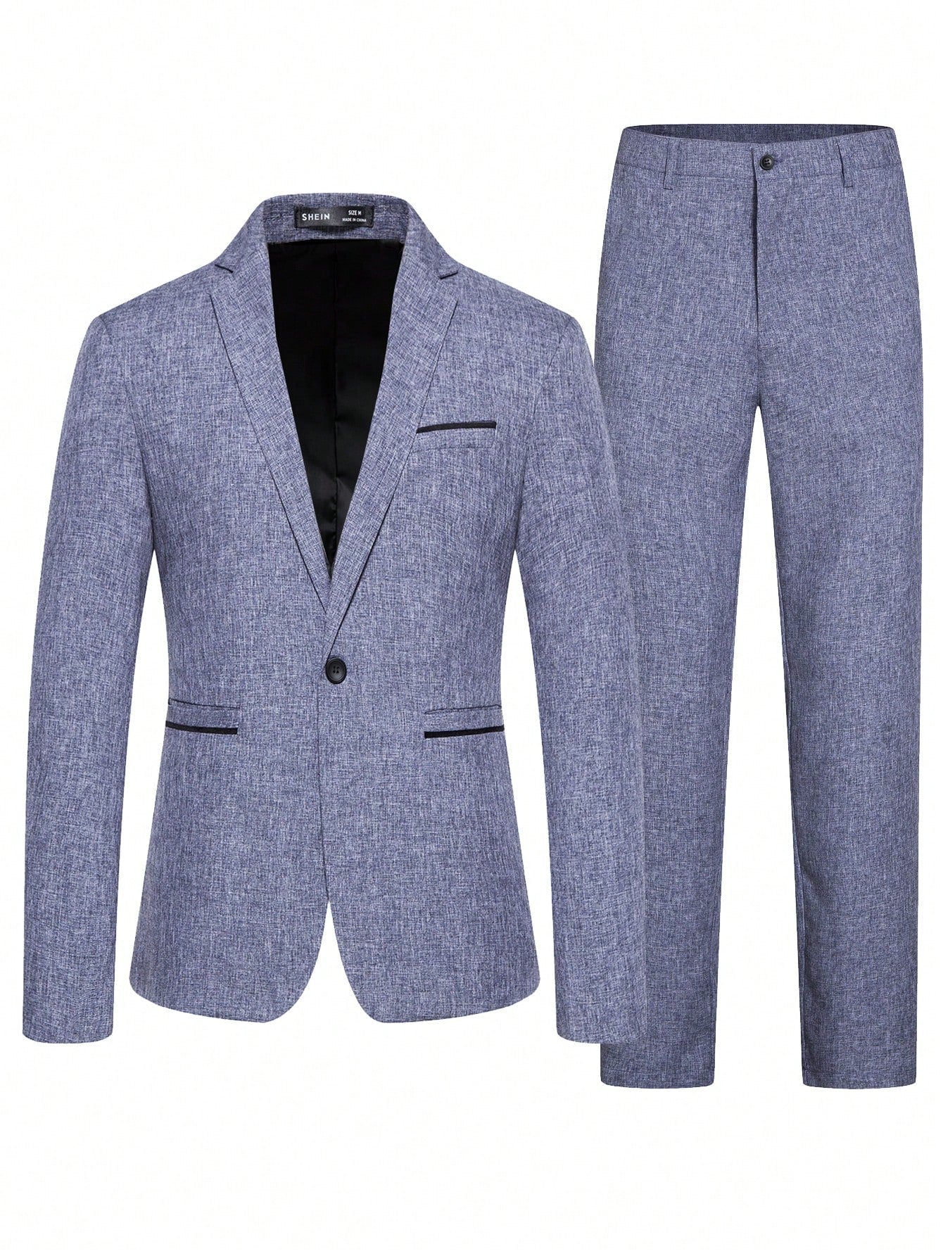 Manfinity Mode Men Single Button Blazer & Pants