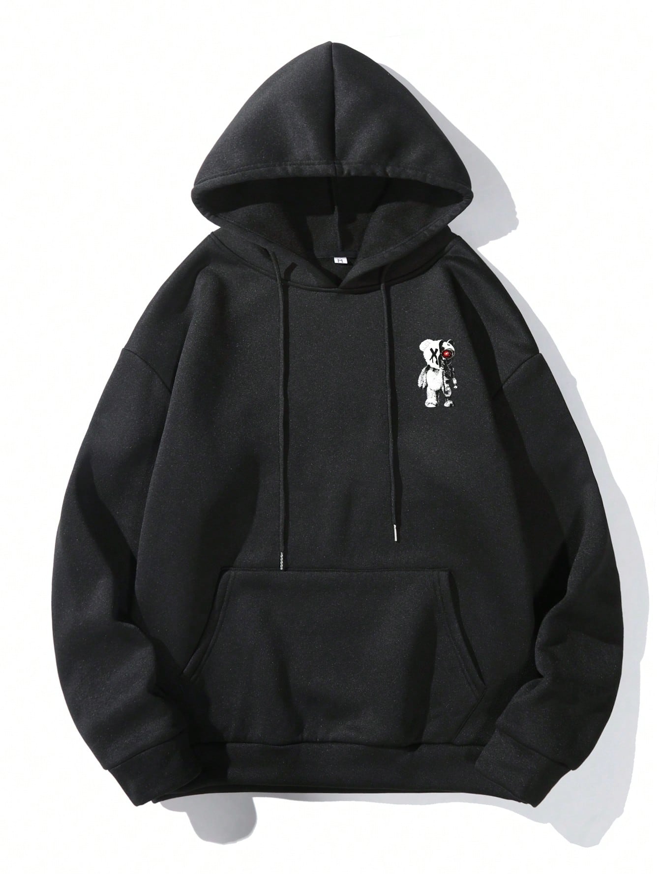 Manfinity Men's Cartoon Bear Hooded Leisure Sweatshirt