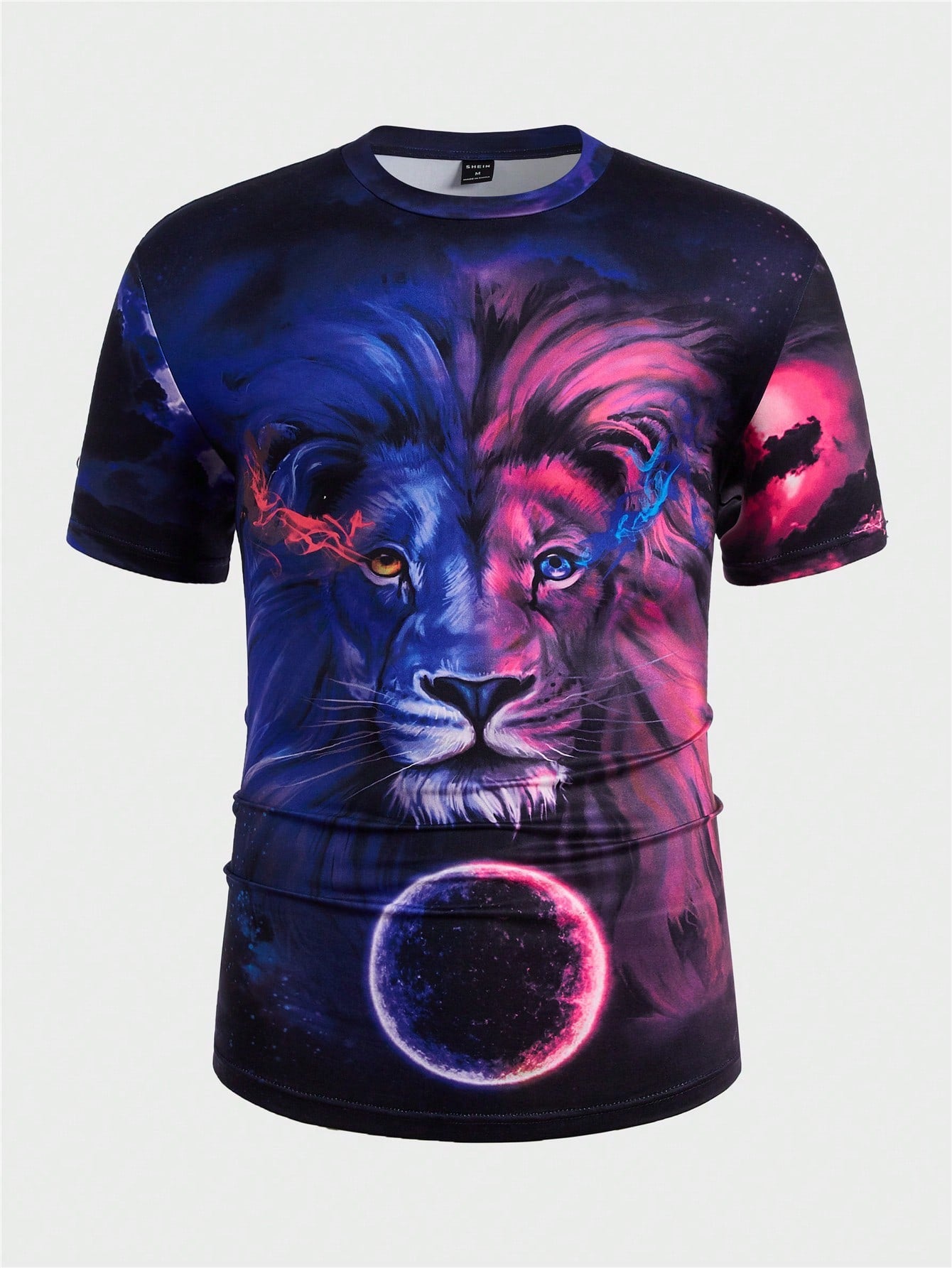 Manfinity Men Lion Print Tee