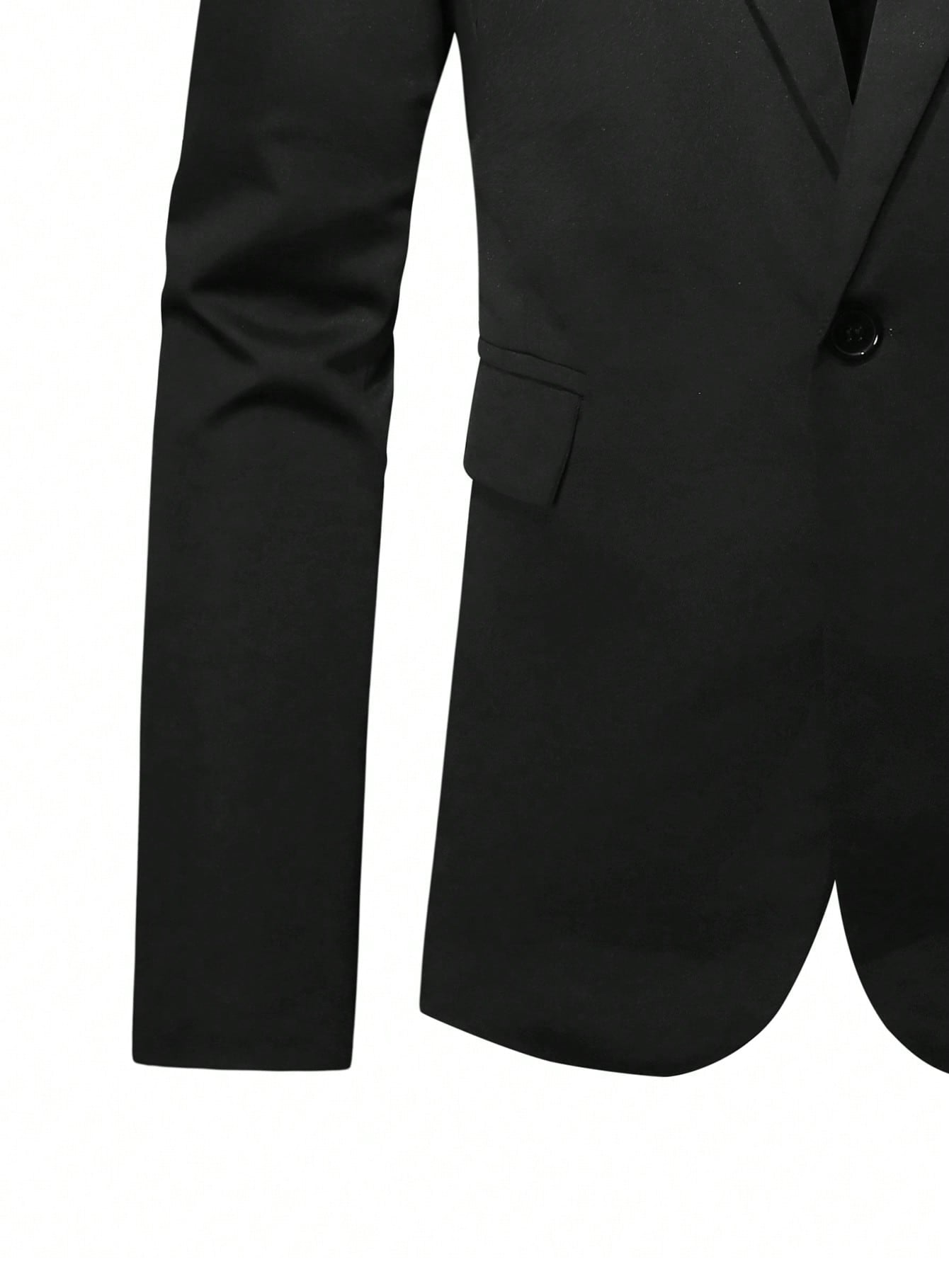 Manfinity Mode Men Single Button Blazer & Suit Pants