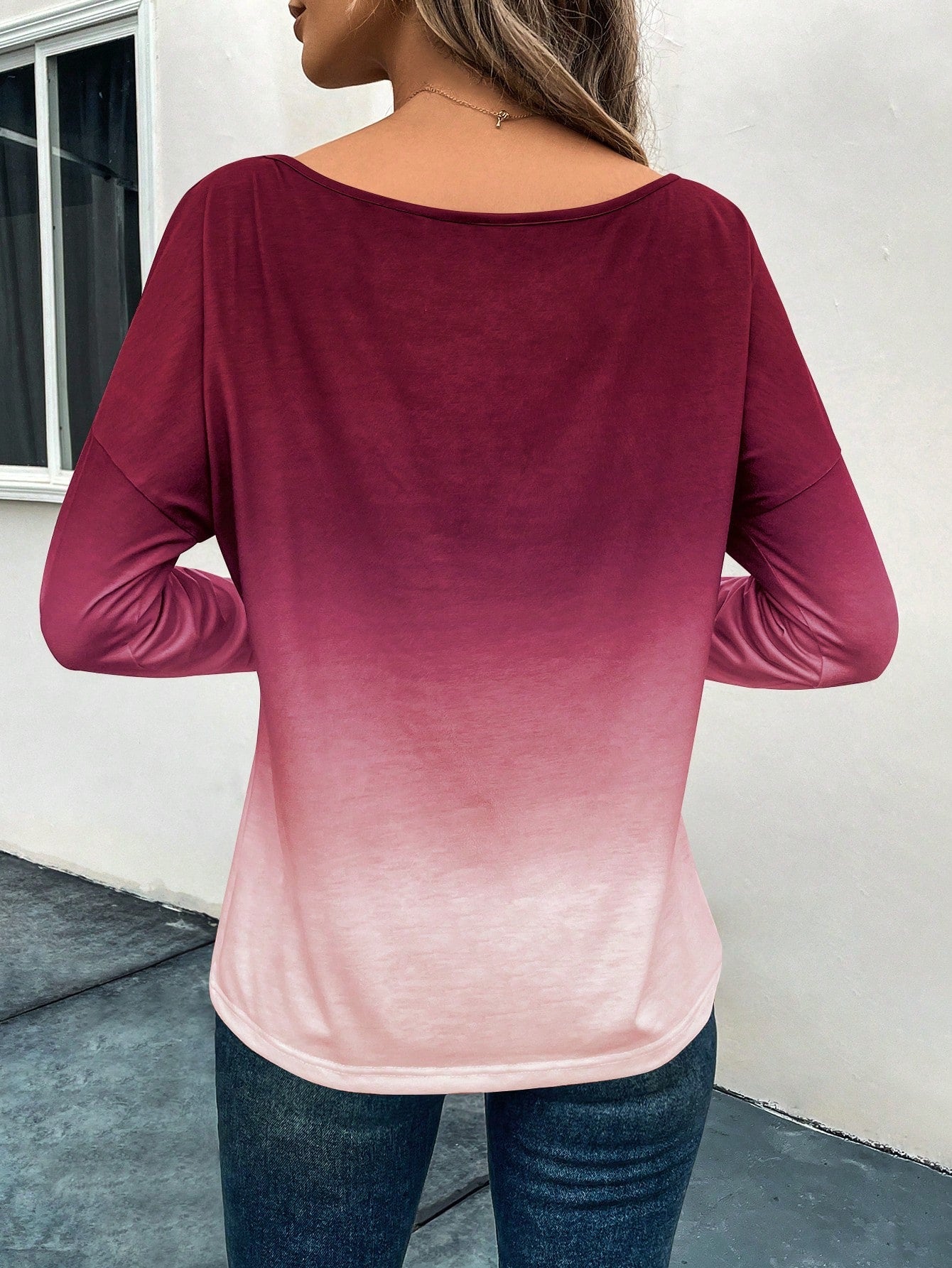 LUNE Ombre Drop Shoulder Tee