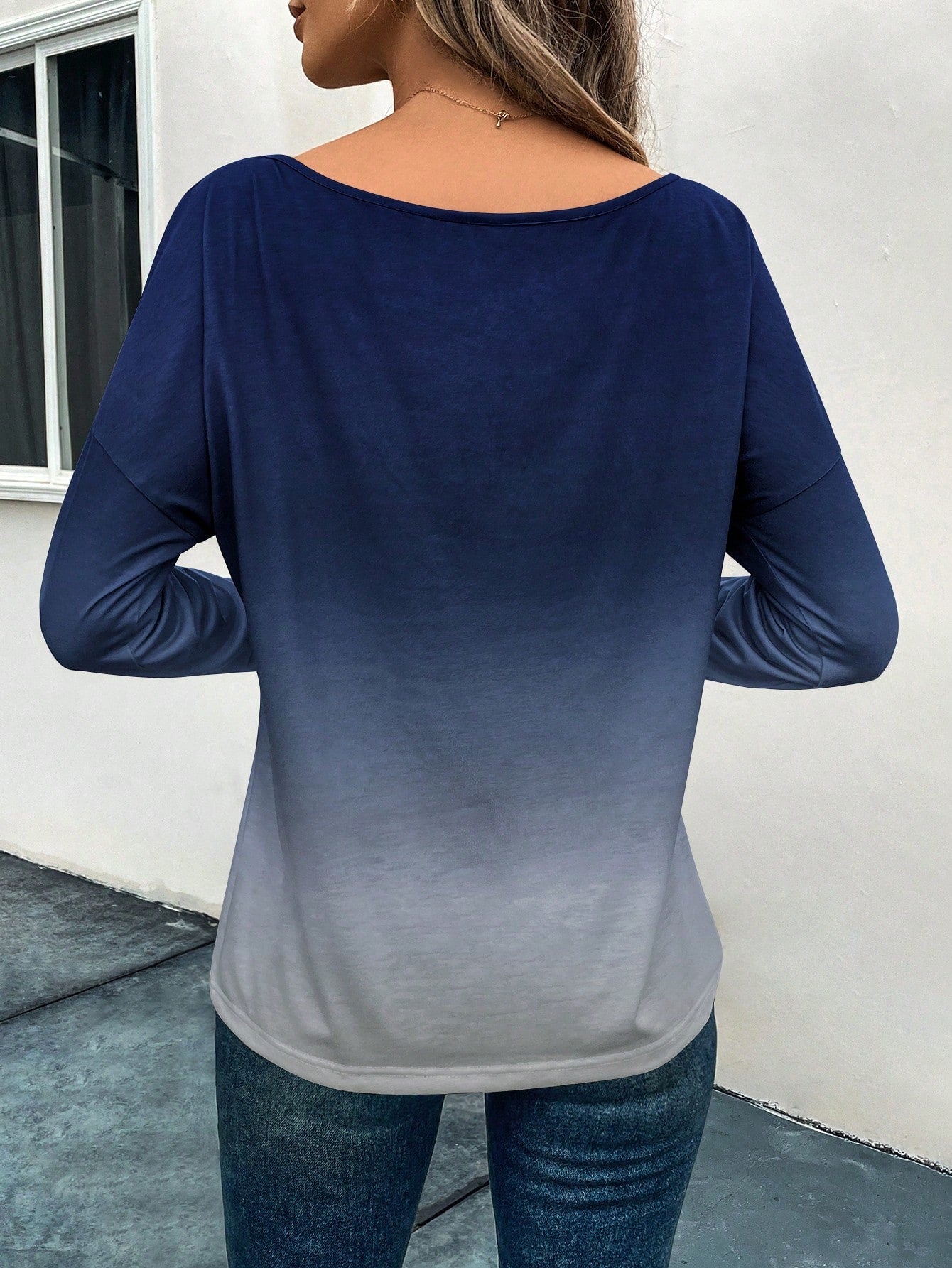 LUNE Ombre Drop Shoulder Tee