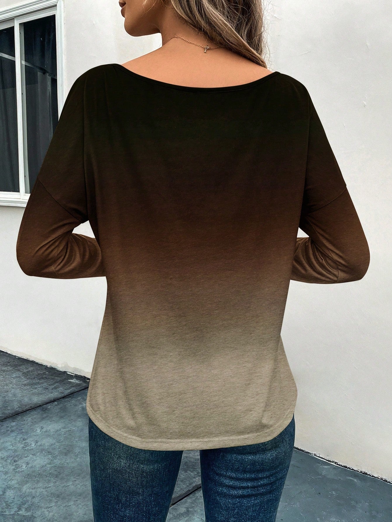 LUNE Ombre Drop Shoulder Tee