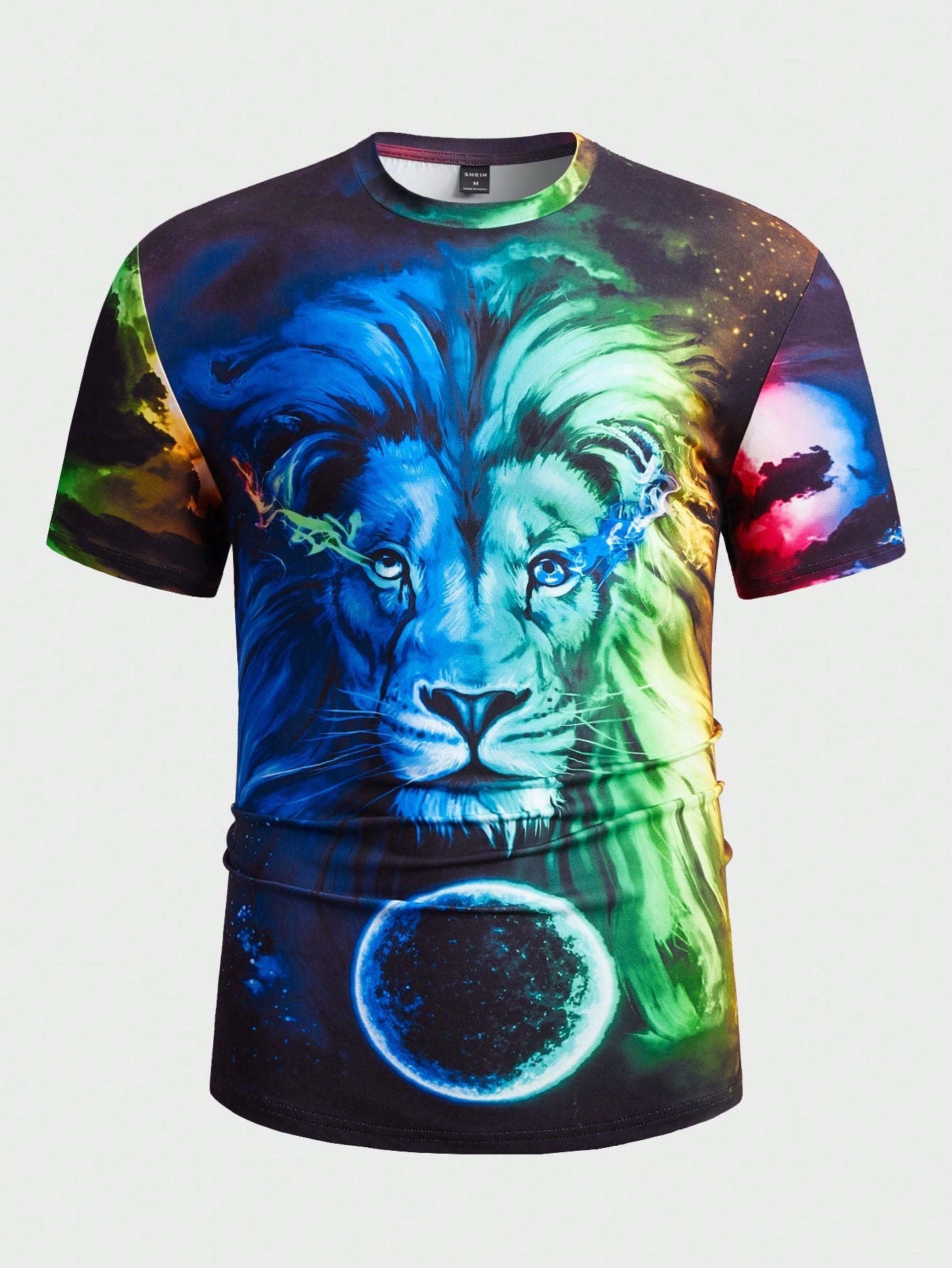 Manfinity Men Lion Print Tee