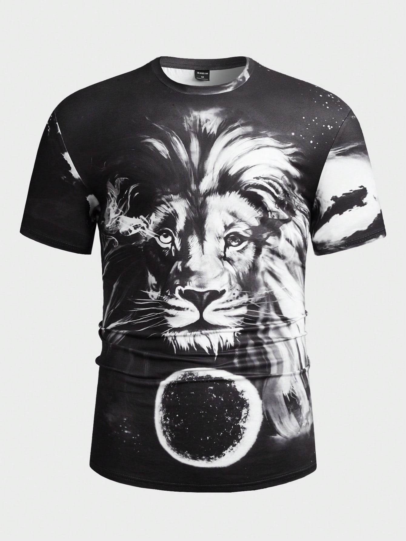 Manfinity Men Lion Print Tee