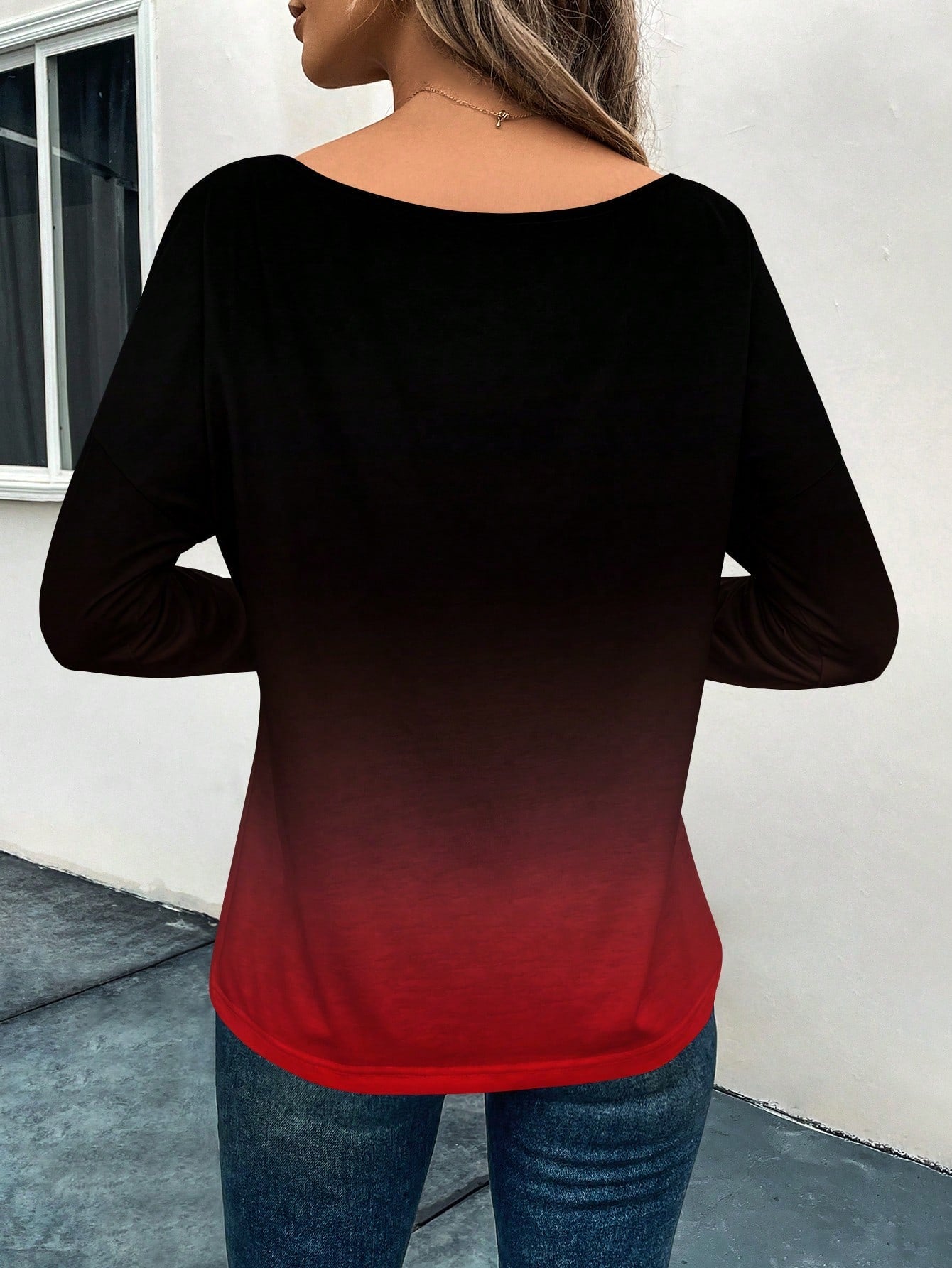 LUNE Ombre Drop Shoulder Tee