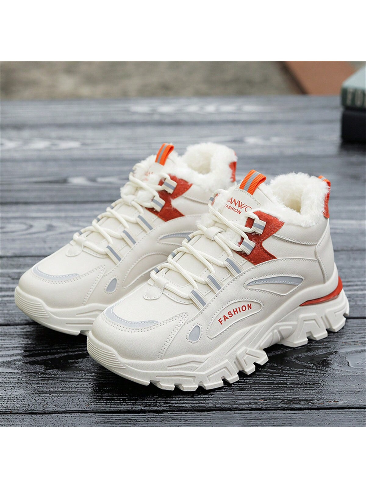 Winter Thickened Velvet Women's Shoes, Comfortable Shoes, Snow Sports Shoes, Outdoor Comfortable Shoes, Thick-soled Women's Shoes, Running Shoes, High-top Comfortable Shoes