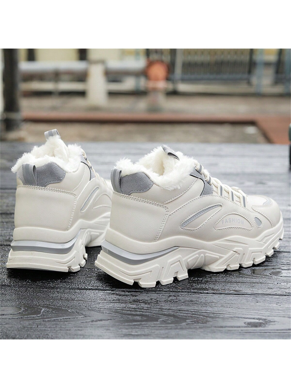 Winter Thickened Velvet Women's Shoes, Comfortable Shoes, Snow Sports Shoes, Outdoor Comfortable Shoes, Thick-soled Women's Shoes, Running Shoes, High-top Comfortable Shoes