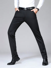 Men's Solid Color Dress Pants