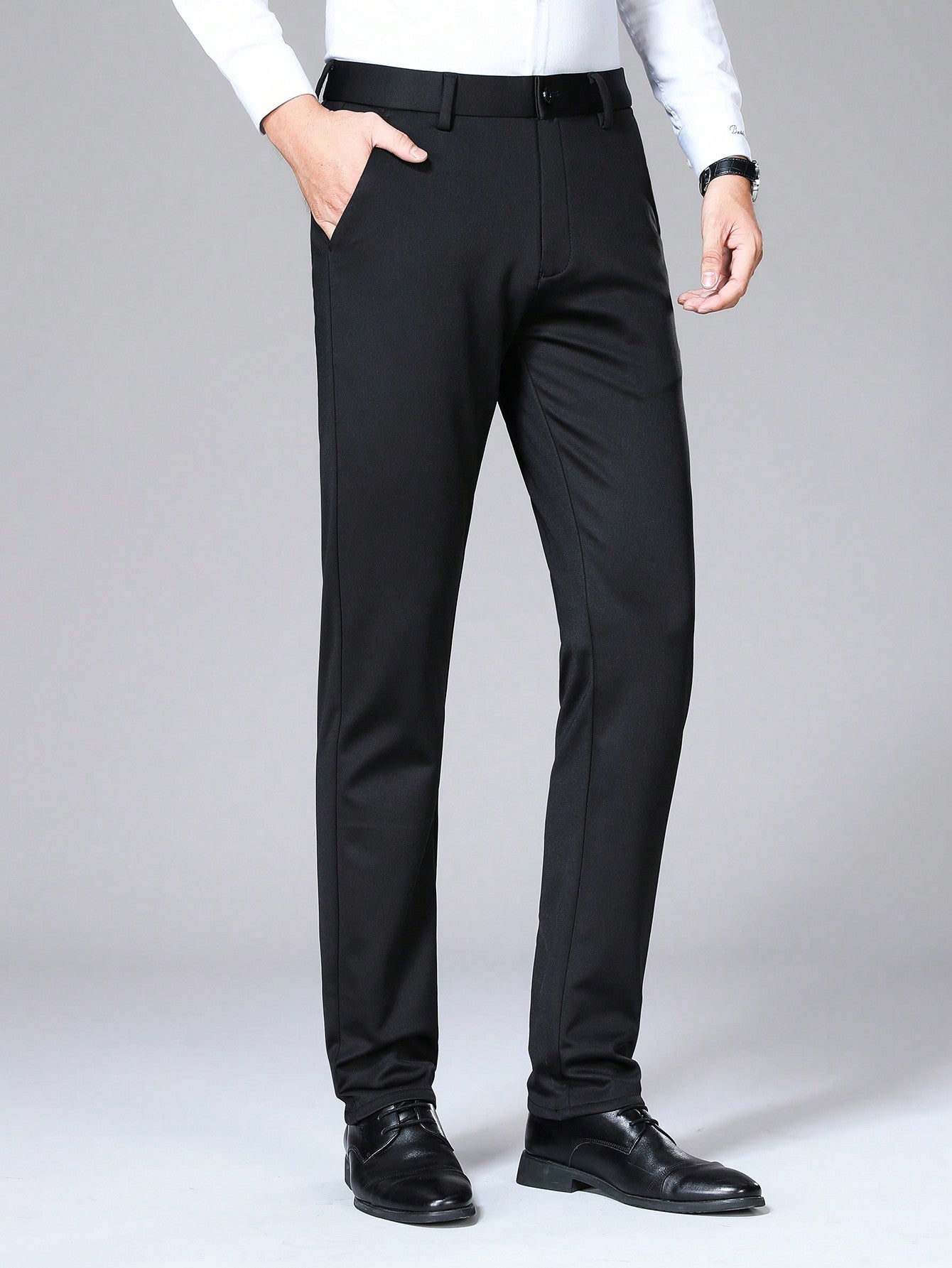 Men's Solid Color Dress Pants