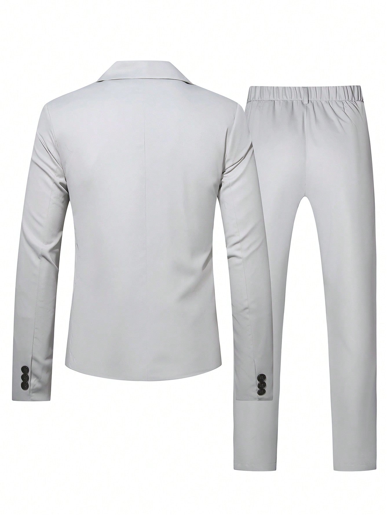 Manfinity Mode Men's Zipper Front Suit And Pants Set