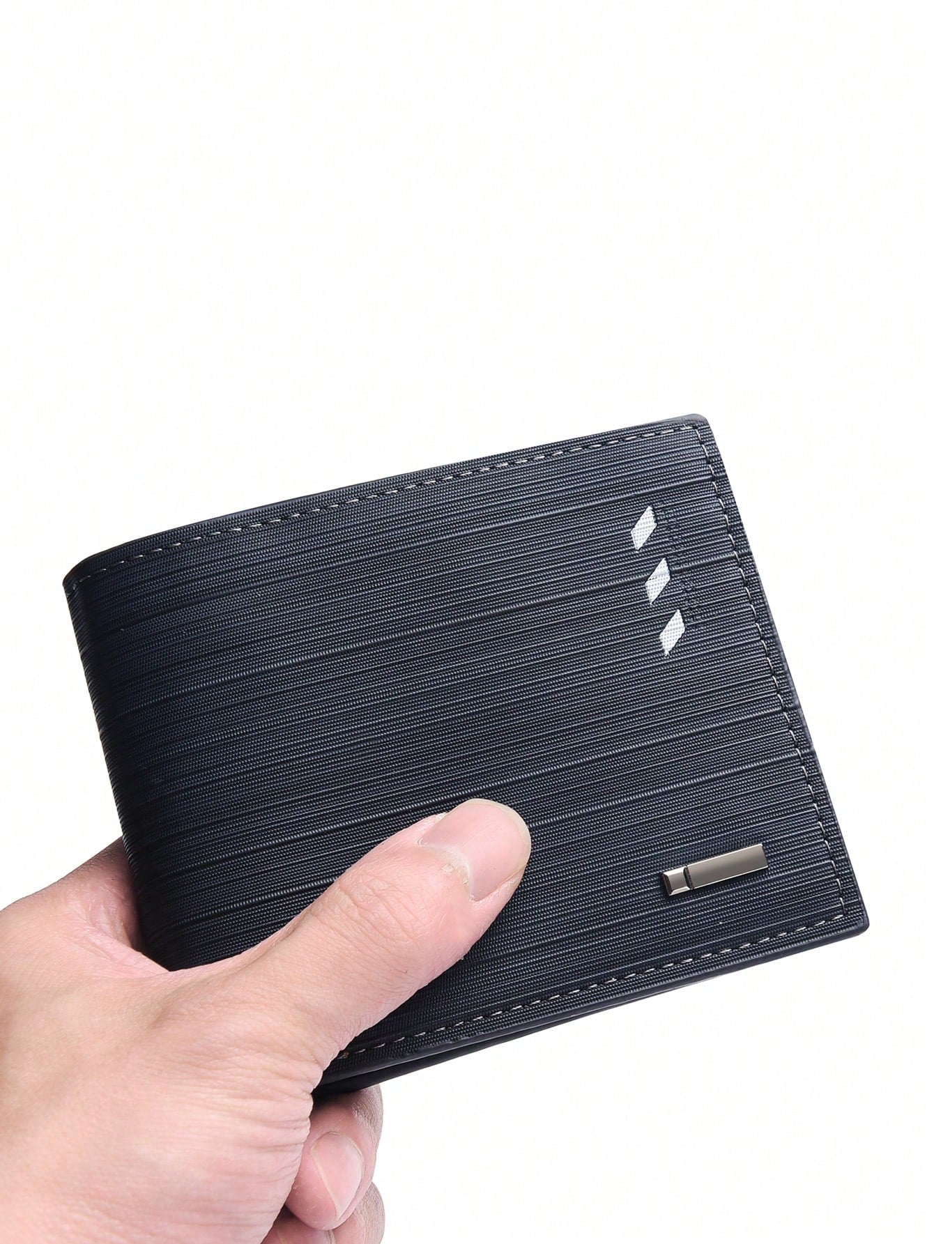 Men's Short Wallet With Multiple Card Slots, Fashionable And High-end, Coin Pocket With Zipper, Card And Id Holder