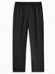 Manfinity LEGND Men's Solid Color Button Decorated Dress Pants