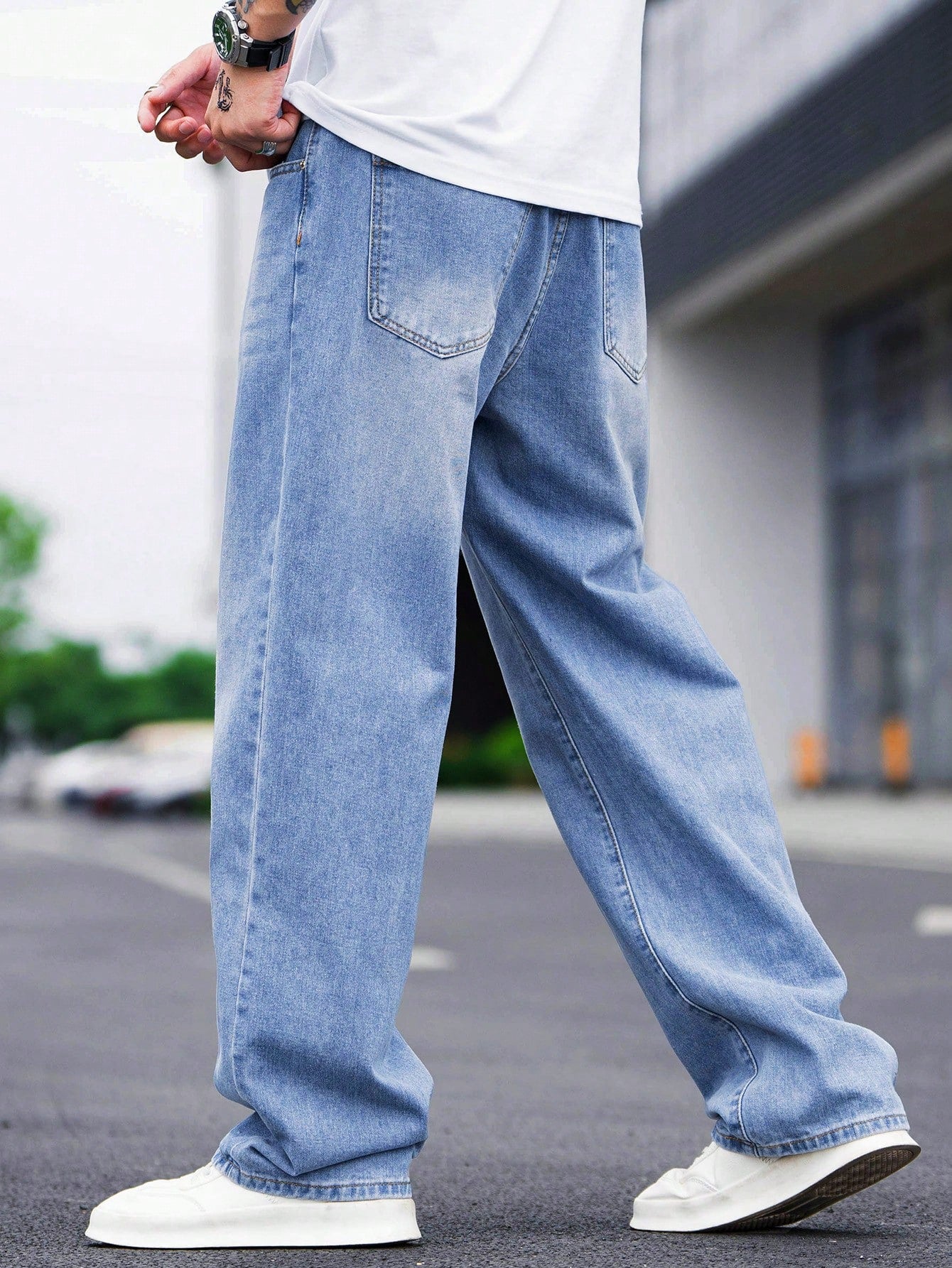 Manfinity Hypemode Men's Straight Leg Jeans