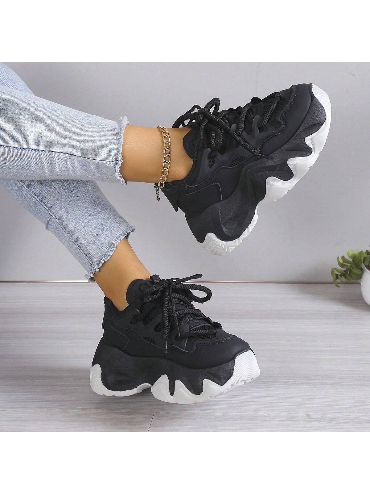 Women's Candy Colored Chunky Dad Shoes For Fall 2023, Thick Soles & Increased Height Casual Sports Shoes (korean)