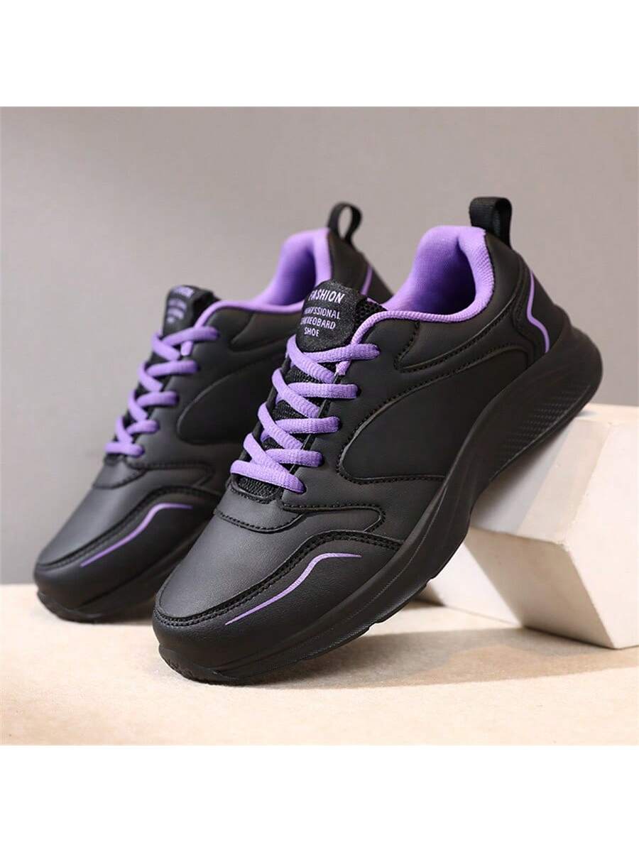 Autumn And Winter New Korean-style Women's Sports Shoes, Casual, Versatile, Waterproof, Soft-bottomed, Lightweight Sneakers For Students