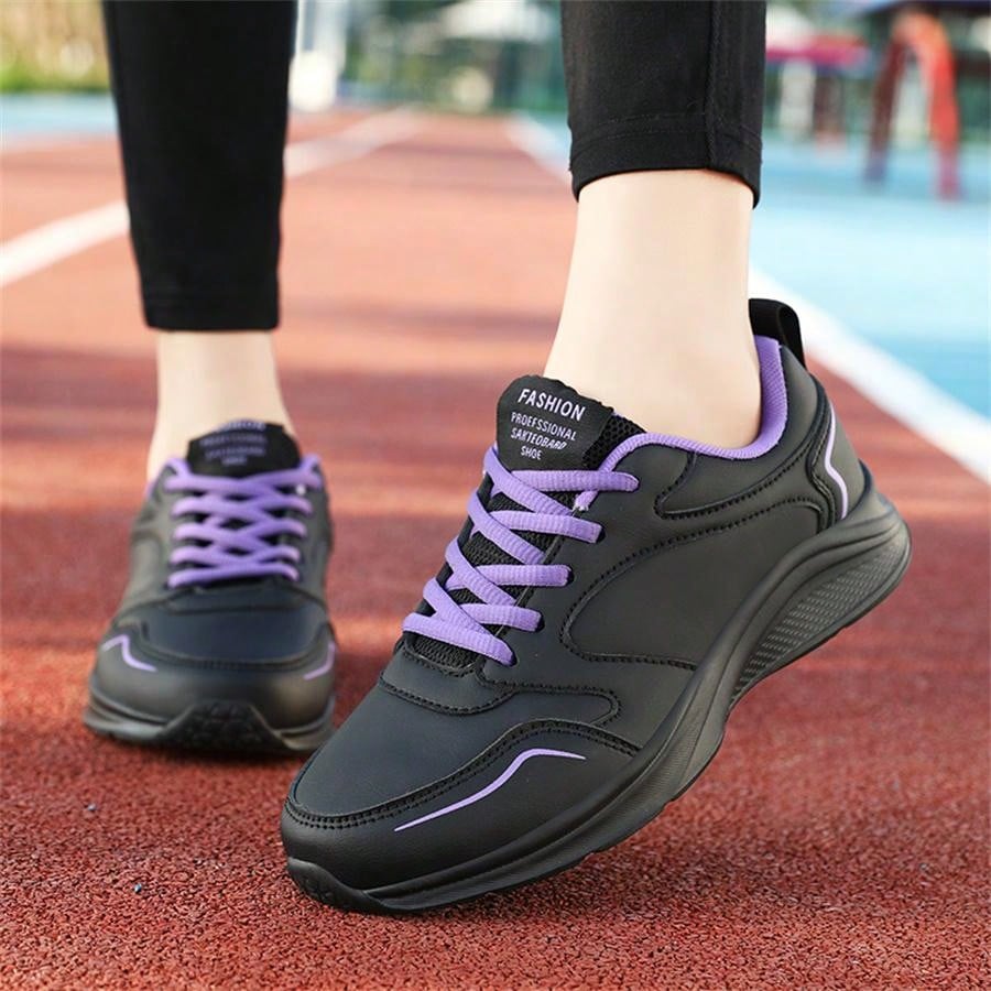 Autumn And Winter New Korean-style Women's Sports Shoes, Casual, Versatile, Waterproof, Soft-bottomed, Lightweight Sneakers For Students