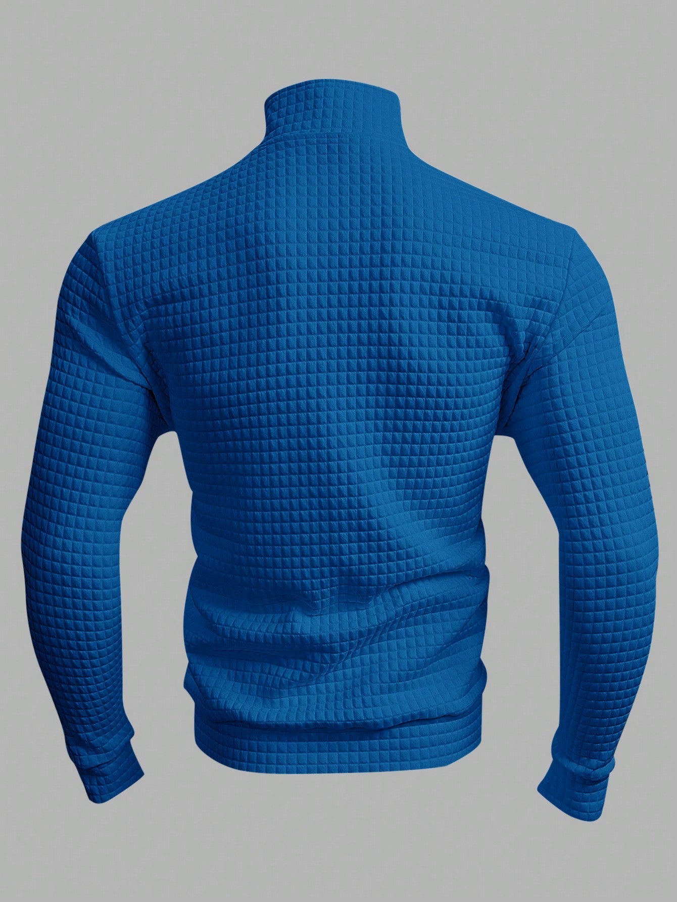 Men's Solid-colored Half-zipper Sweatshirt