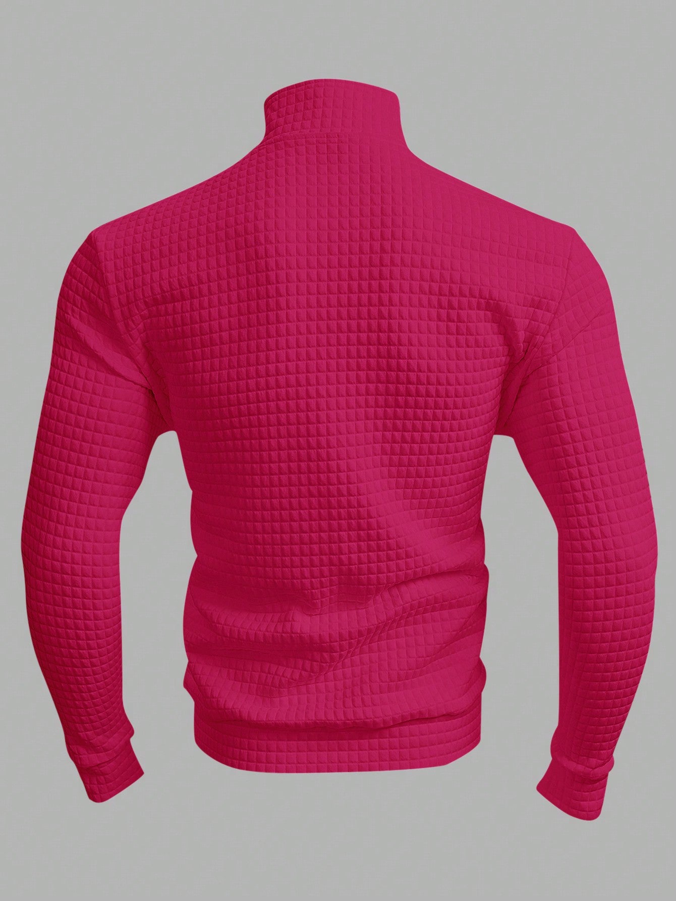 Men's Solid-colored Half-zipper Sweatshirt