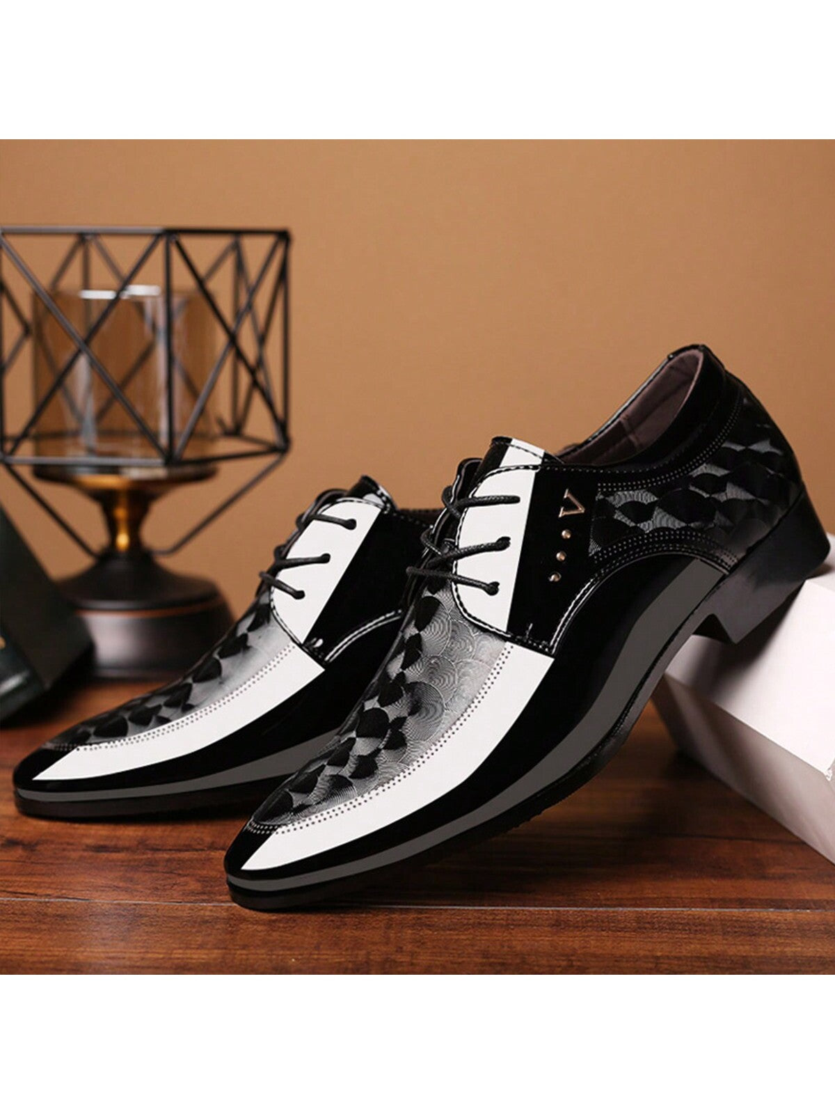 Men's Formal Business Low-cut Pu Leather Shoes, Breathable And Comfortable, Best For Weddings And Casual Settings, Available In Large Sizes