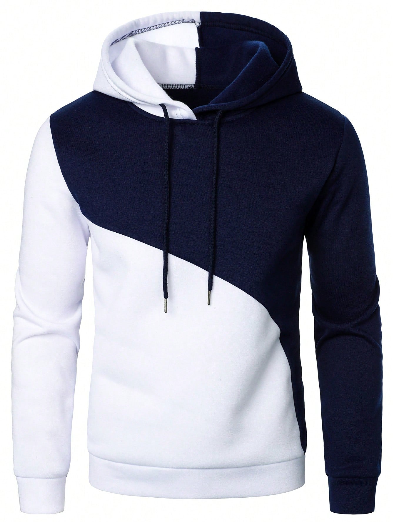 Manfinity Homme Men's Color-block Drawstring Hoodie