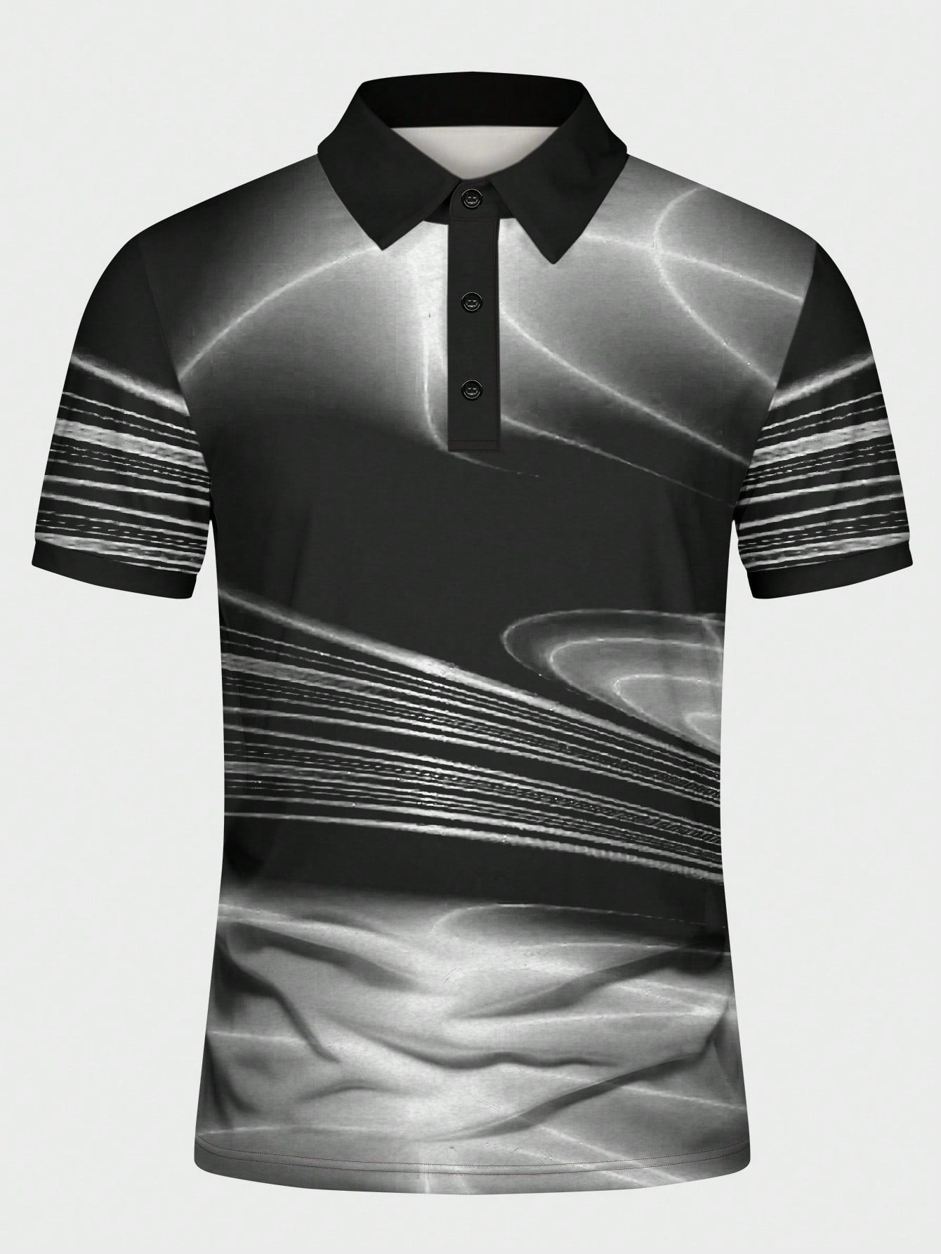 Manfinity LEGND Men Graphic Print Polo Shirt