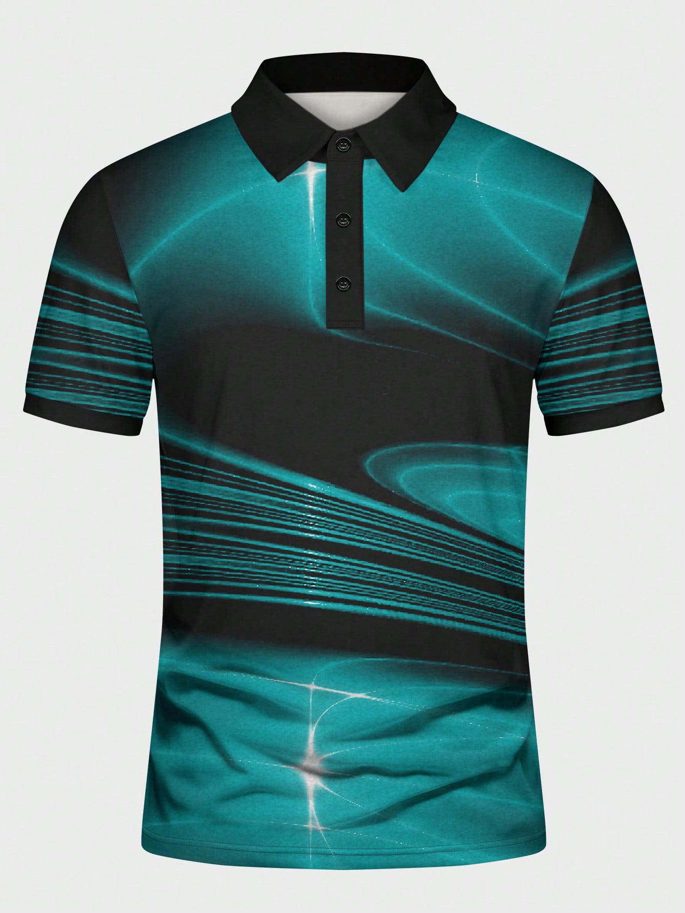 Manfinity LEGND Men Graphic Print Polo Shirt