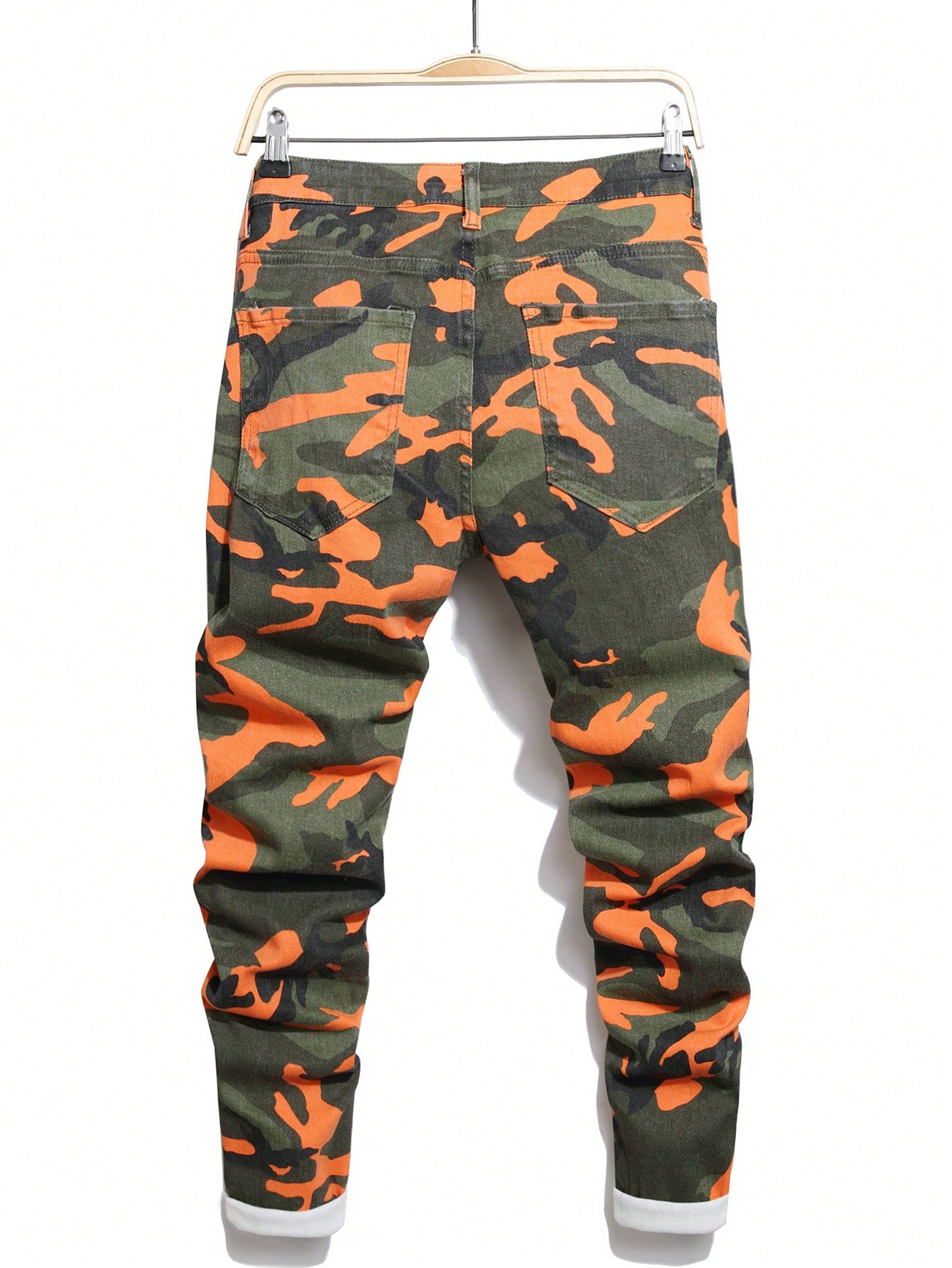 Manfinity EMRG Men'S Camouflage Ripped Jeans