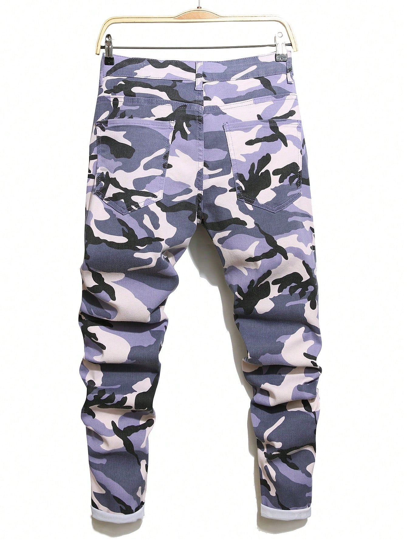 Manfinity EMRG Men'S Camouflage Ripped Jeans