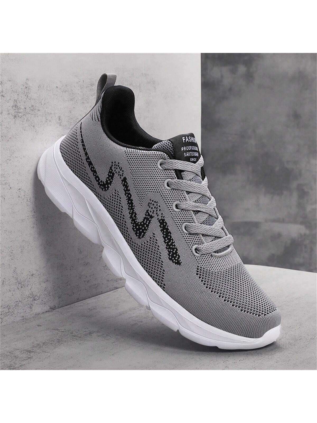 2023 New Arrivals Wholesale Men'S Plus Size Sport Shoes, Breathable Mesh Fashionable Thick-Soled Couples Running Shoes Suitable For Road Running, On Sale