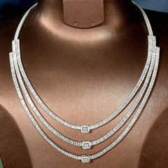 1set Noblewoman Style Cubic Zirconia Square Decorative Jewelry Set, Suitable For Women To Wear On Vacation And Travel