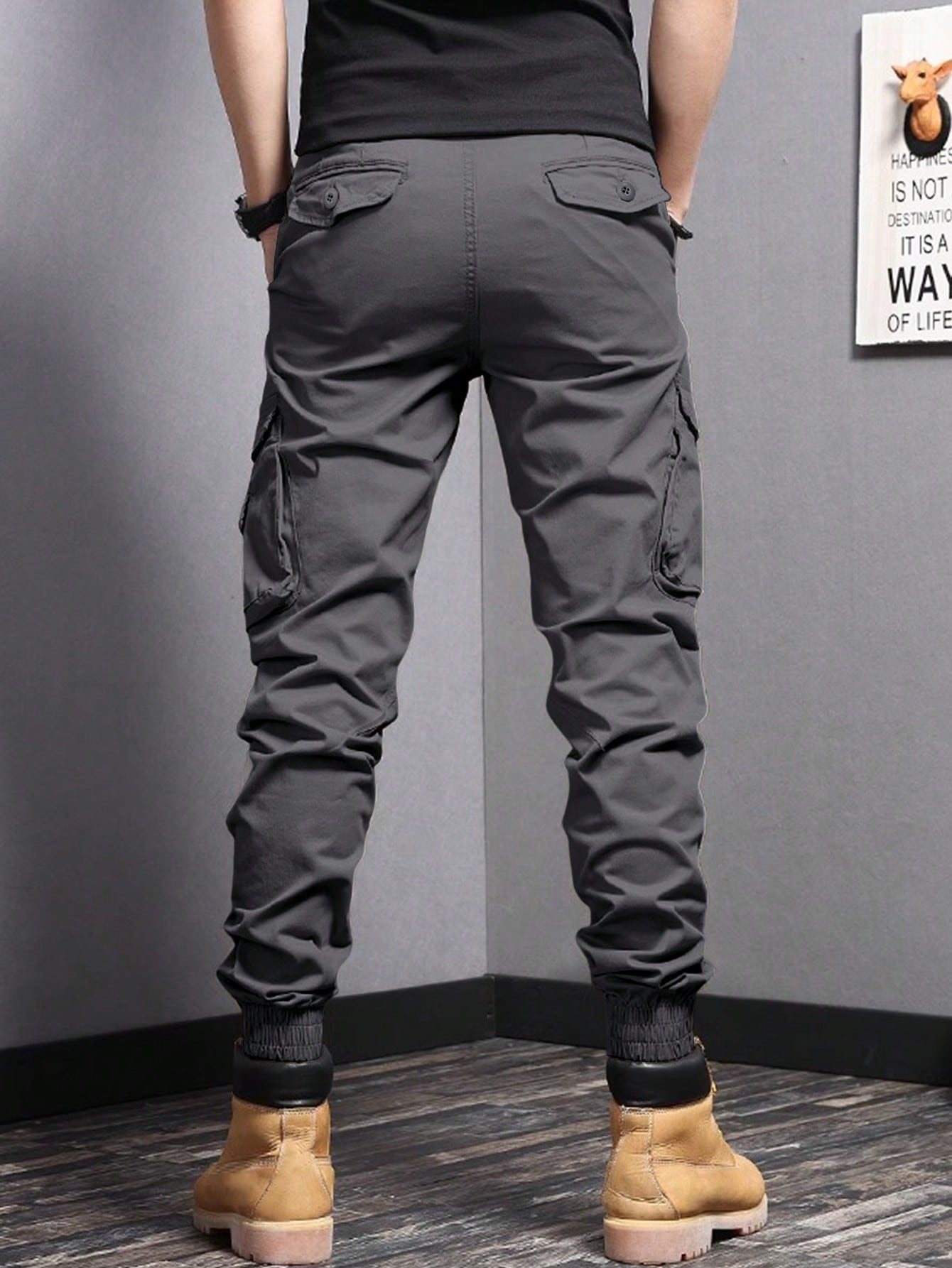 Manfinity EMRG Men's Workwear Tapered Pants