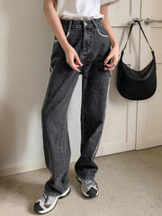 Dazy-Less Color Block Side Striped Denim Pants