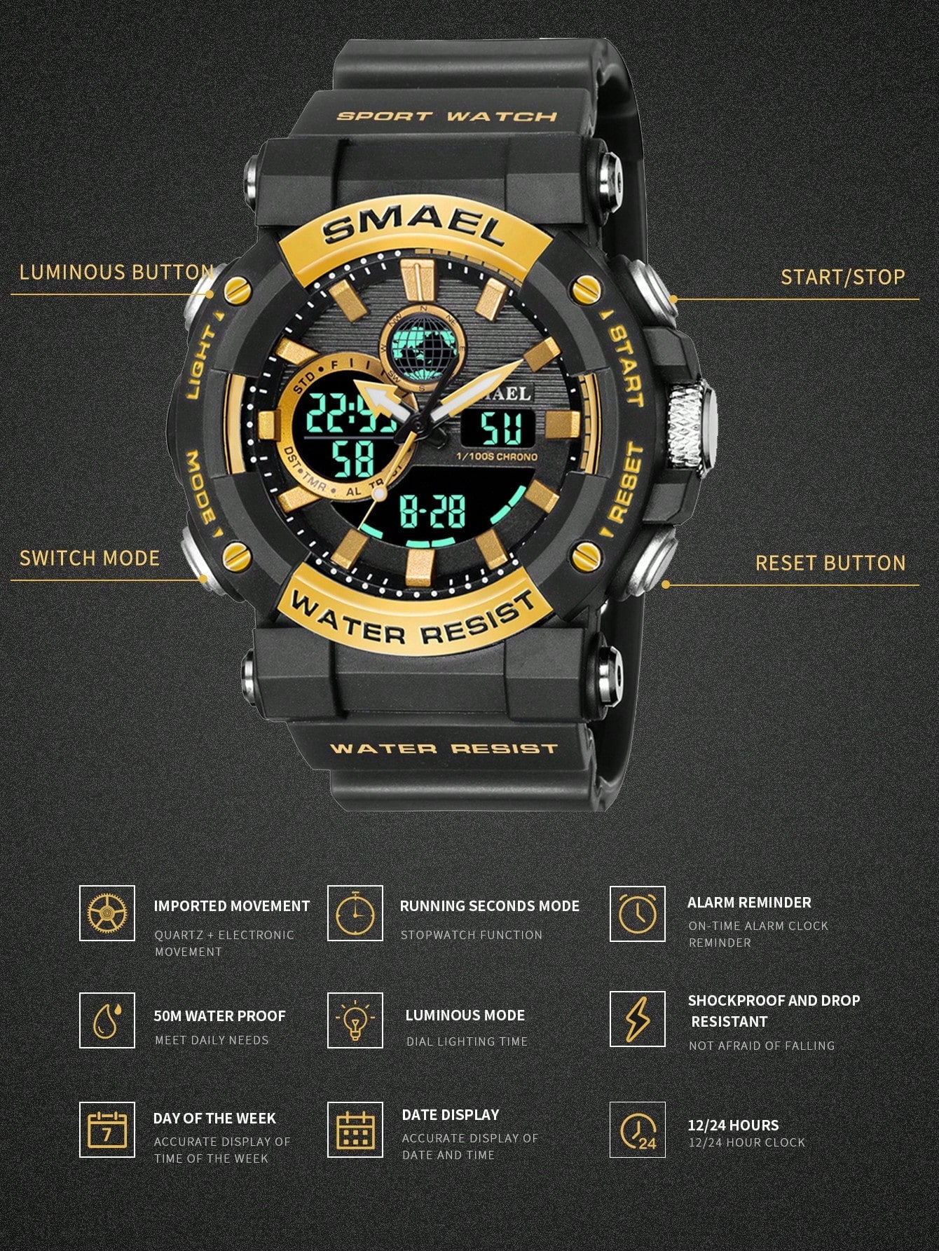 Men'S Digital Watches