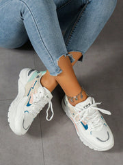 Breathable Korean Style Sporty Casual White Shoes