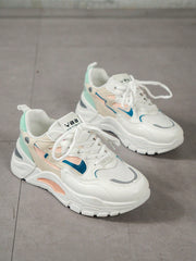 Breathable Korean Style Sporty Casual White Shoes