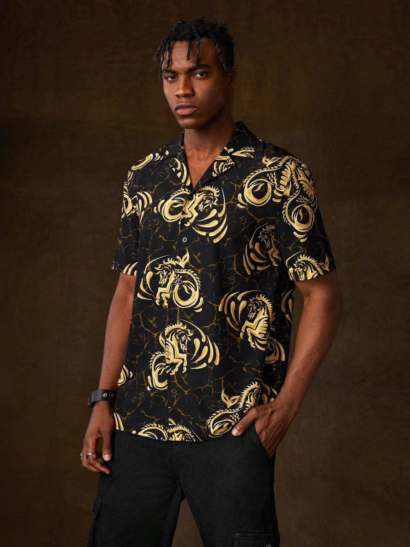 HOUSE OF THE DRAGON X 1pc All Over Print Short Sleeve Shirt