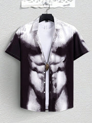 Manfinity LEGND Men'S Tie-Dye Short Sleeve Shirt