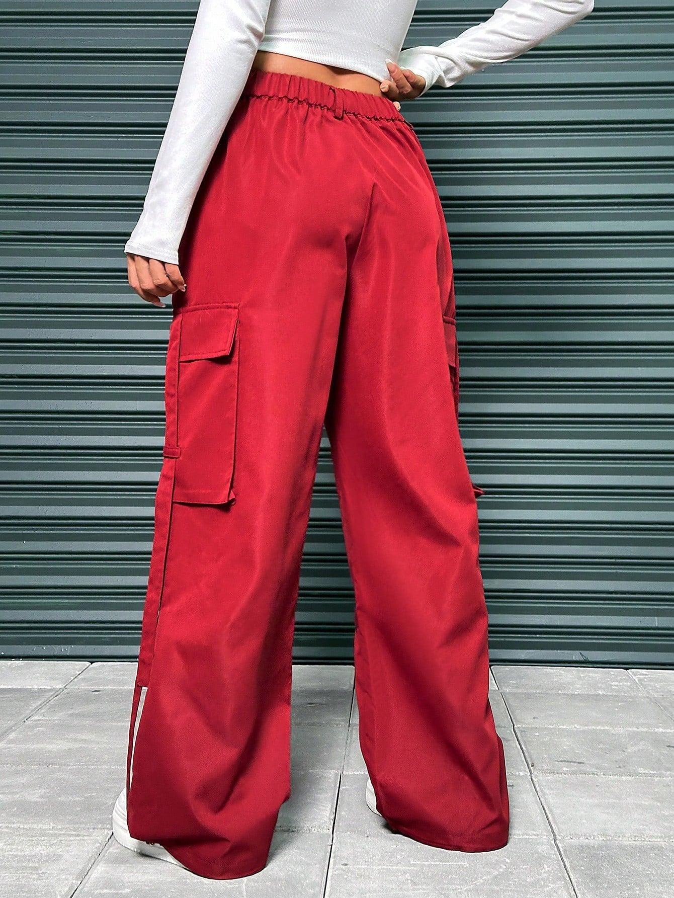 Women'S Cargo Pocketed Pants