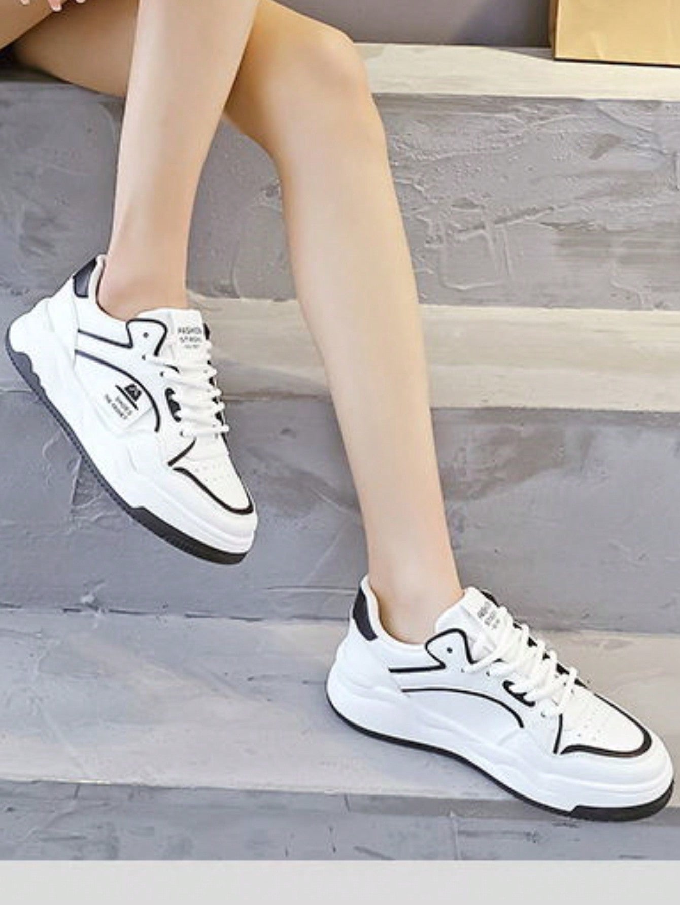 New Stylish Casual Sneakers, Personality Trendy And Elegant, Cute Sports Shoes, Gorgeous College Style, Non-Slip Lightweight Minimalist Mountaineering Running Women Shoes