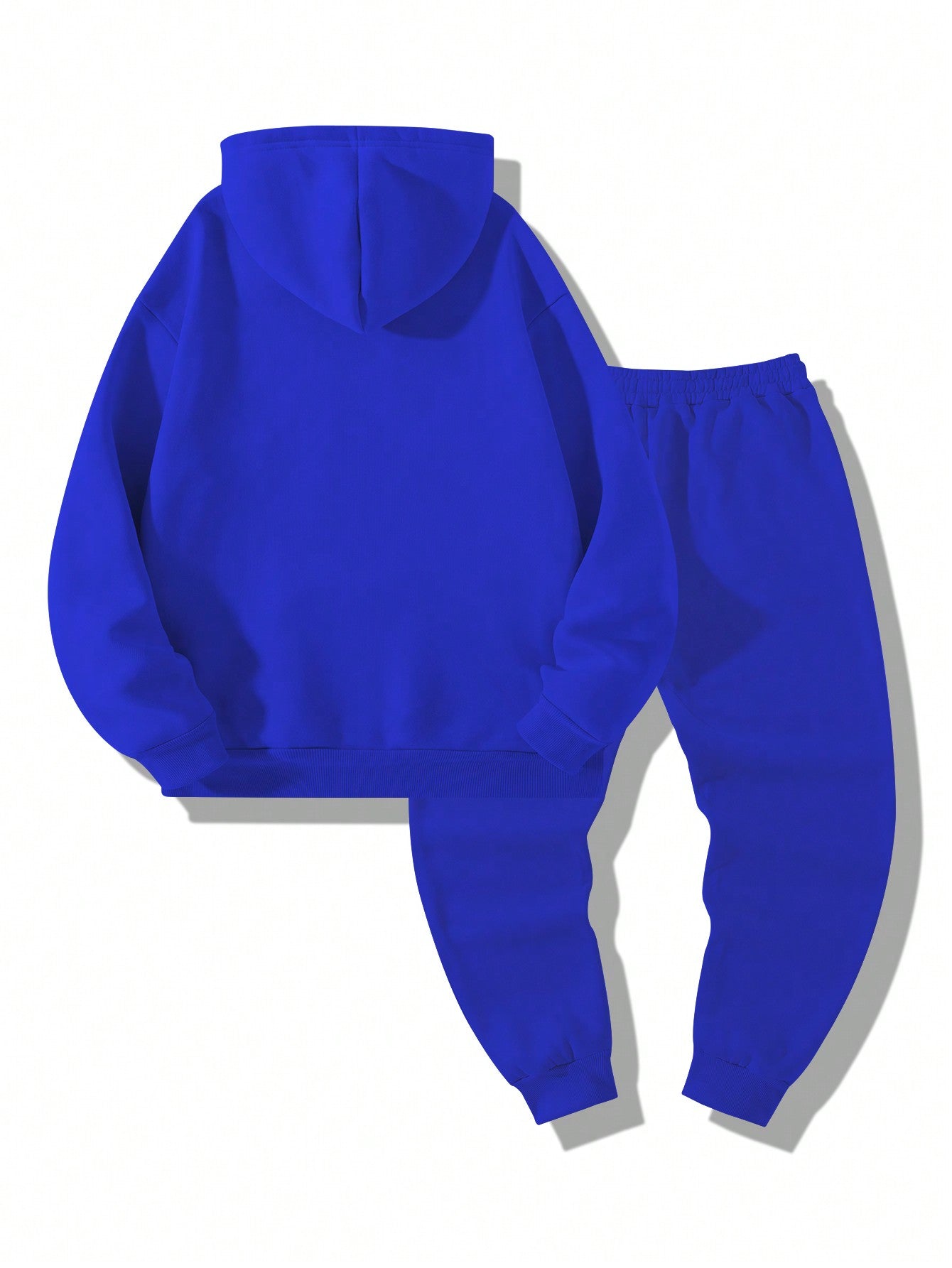 Manfinity Men Letter Graphic Drawstring Hoodie & Sweatpants