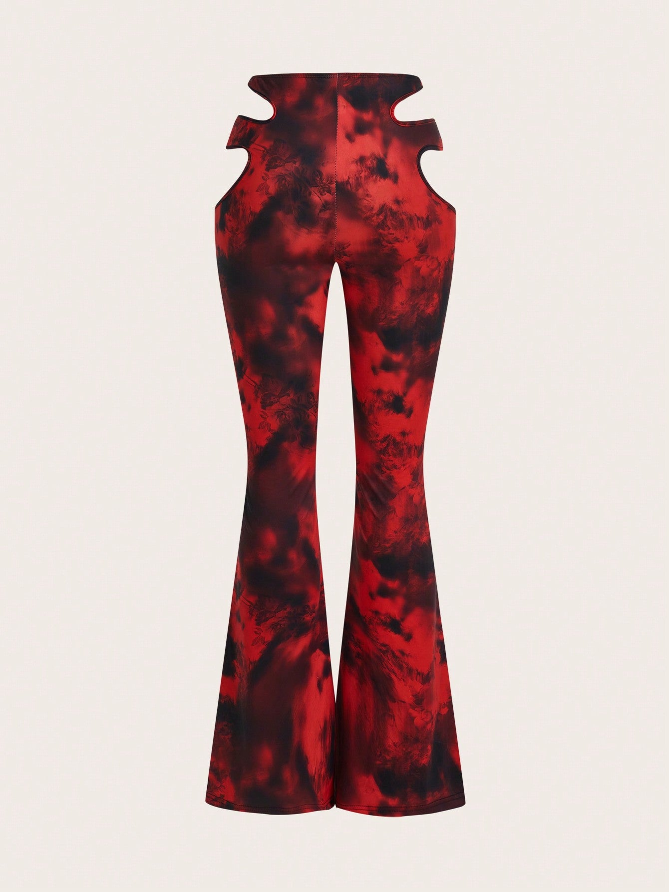 ICON Tie-Dye Hollow Out Flare Pants