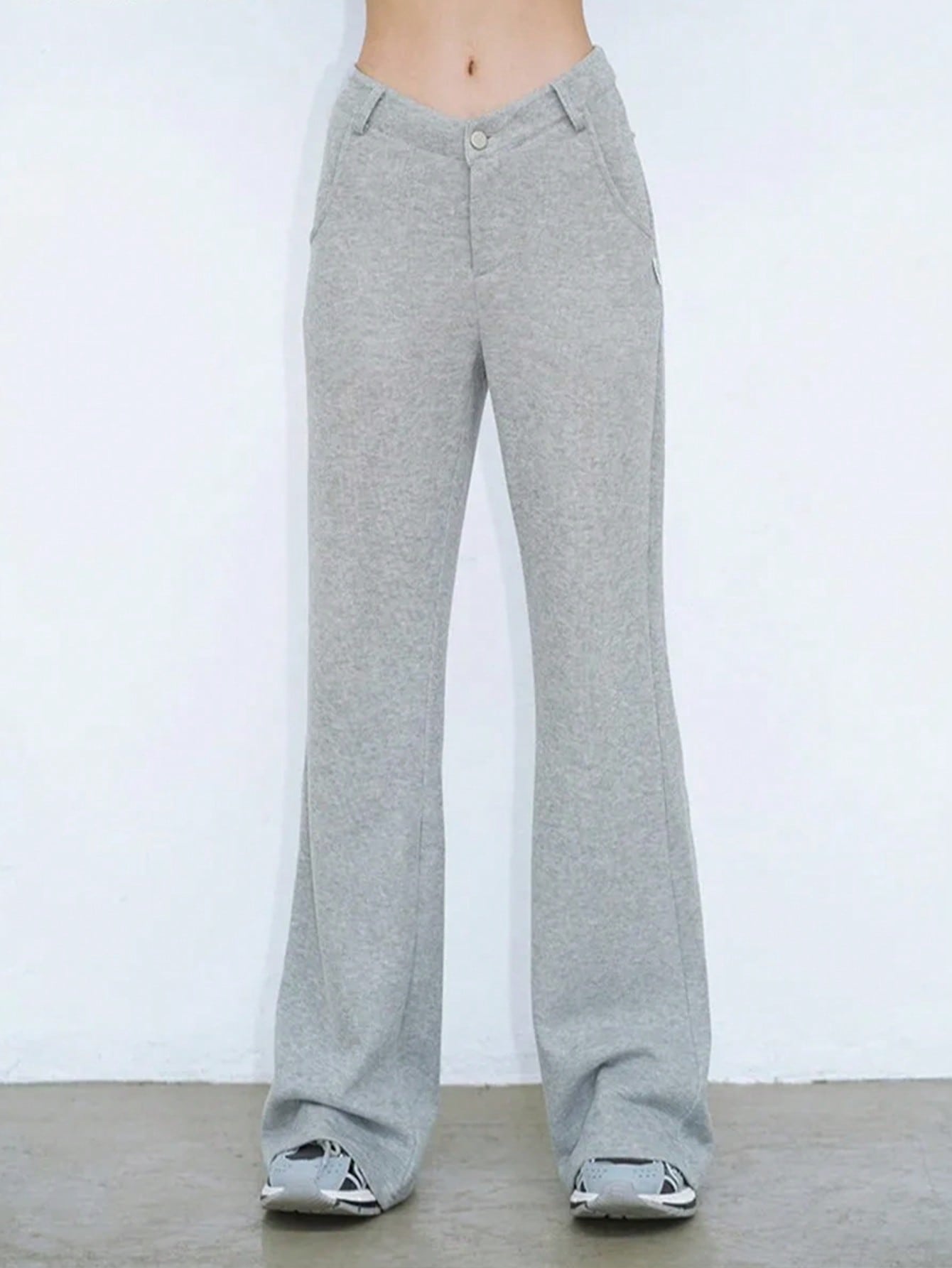 EZwear Women's Monochrome Flared Pants